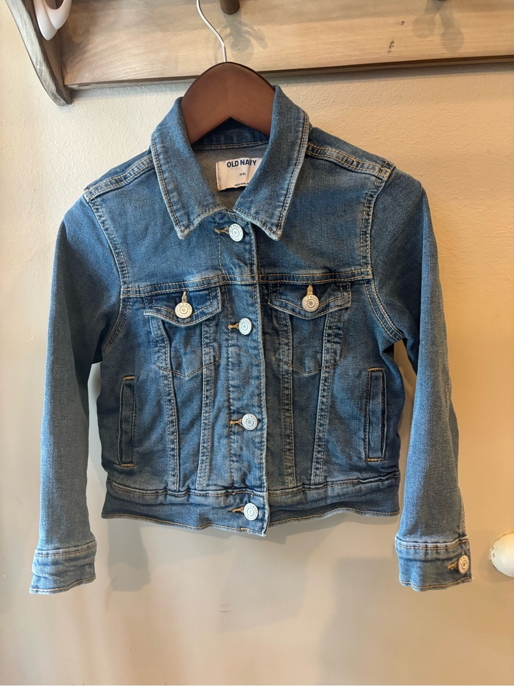 Old Navy Girls Blue Denim Jean Jacket